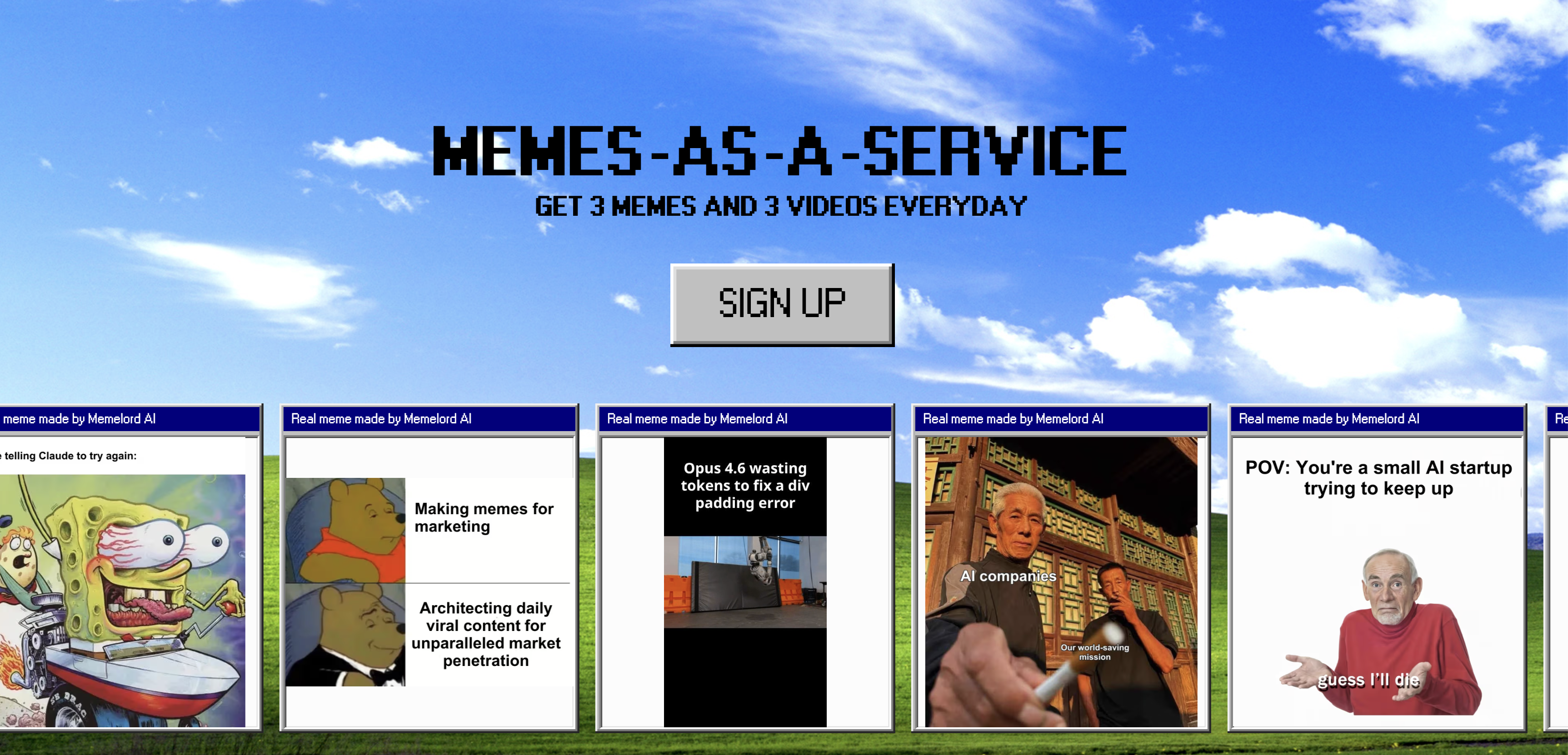 Memes-As-A-Service