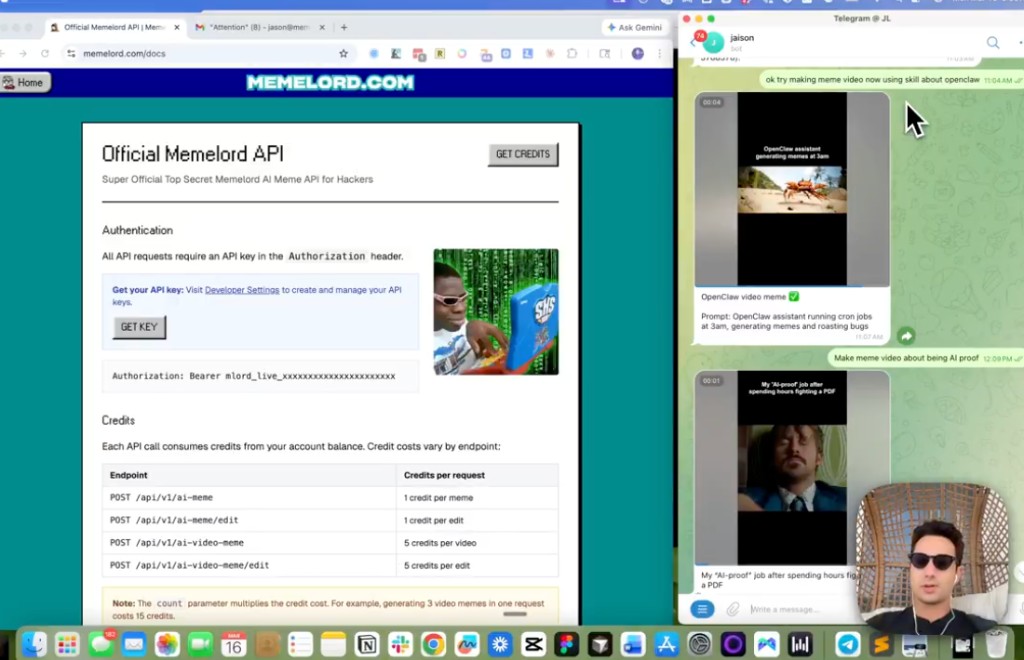 Making memes with OpenClaw
